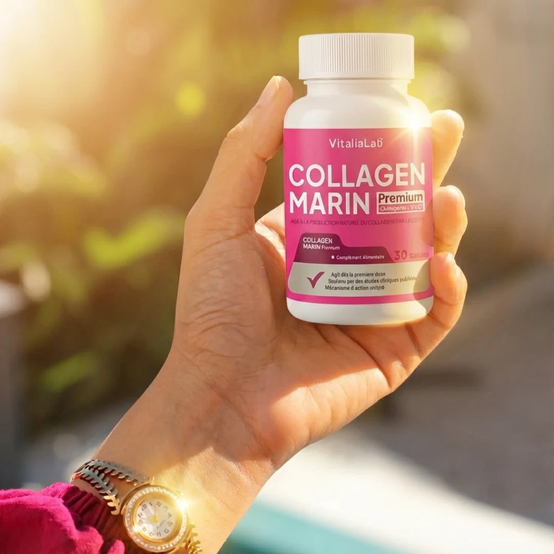 Collagène marin hydrolysé enrichi en VIT C